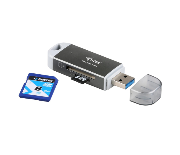 I-TEC USB 3.0 DUAL SD/SDHC/SDXC  Grey U3CRDUO-GR - 518533 - zdjęcie 3